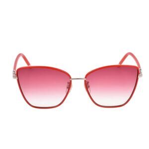 Furla 58mm Gradient Square Sunglasses Shiny Light Gold